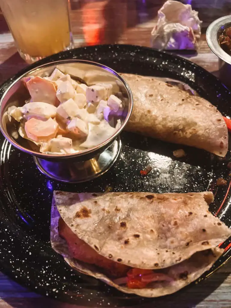 fish tacos from Zapata in Loreto, Mexico. 