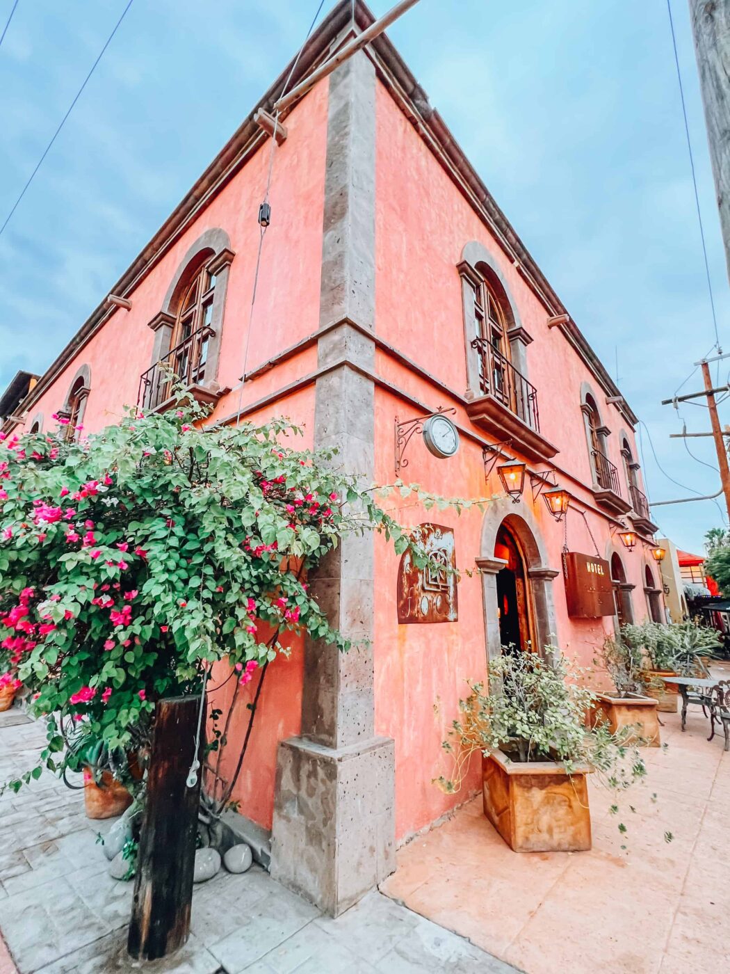 Hotel Posada de Flores in Loreto, Mexico.