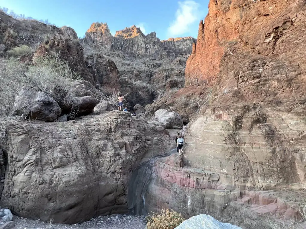 Hiking Tabor Canyon in Loreto, Mexico