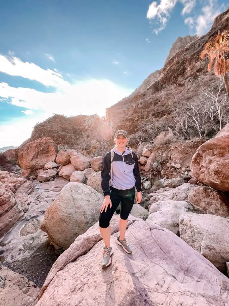 Sunrise at Tabor Canyon in Loreto, Mexico