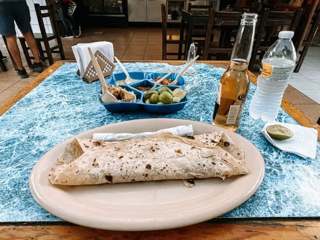 Steak burrito from Asadero Super Burro