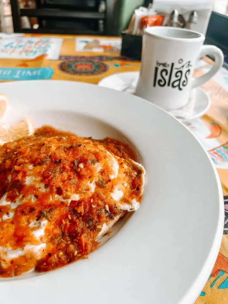 huevos rancheros breakfast from Loreto Islas in Loreto, Mexico