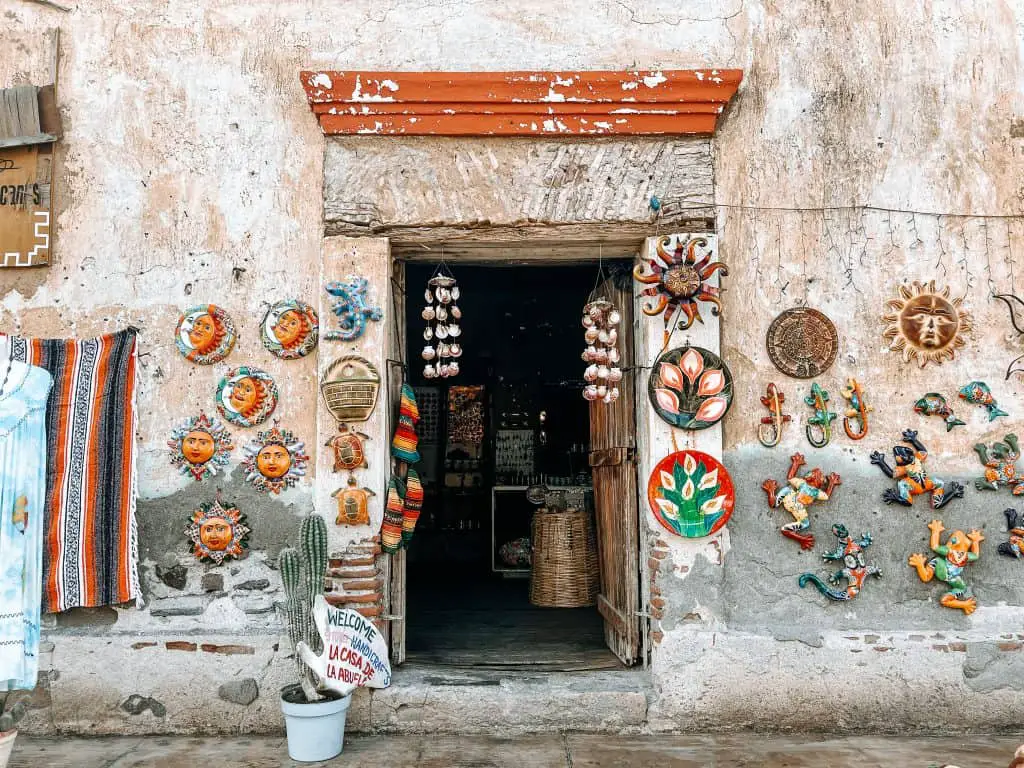 storefront in Loreto, Mexico
