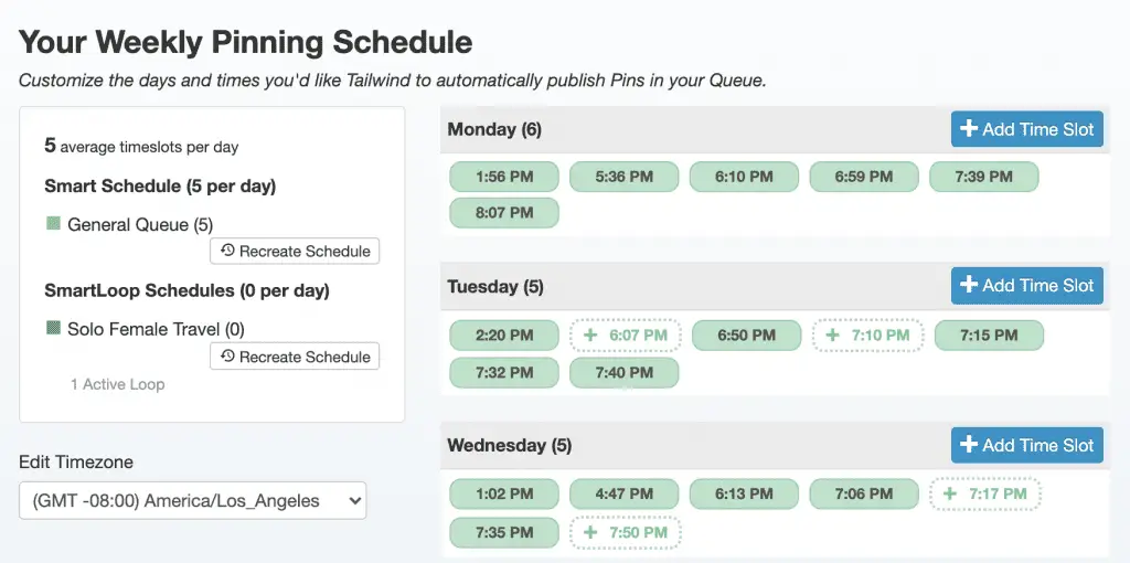 Tailwind Smart Schedule