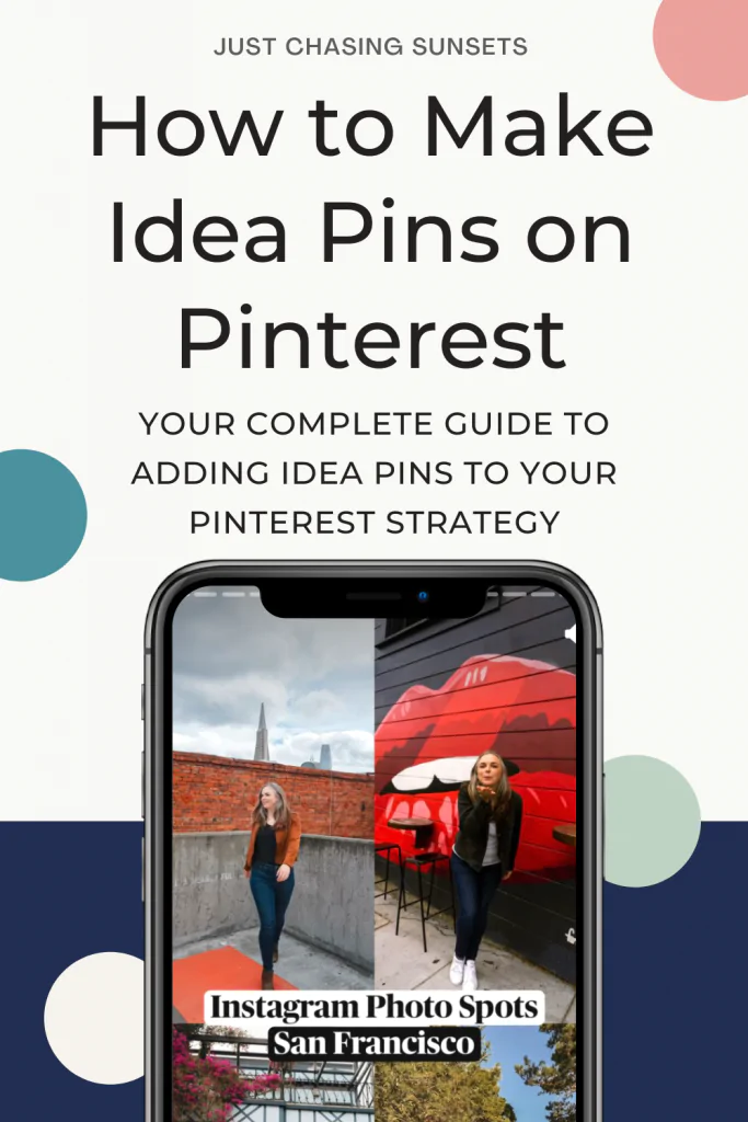 how to make idea pins on Pinterest