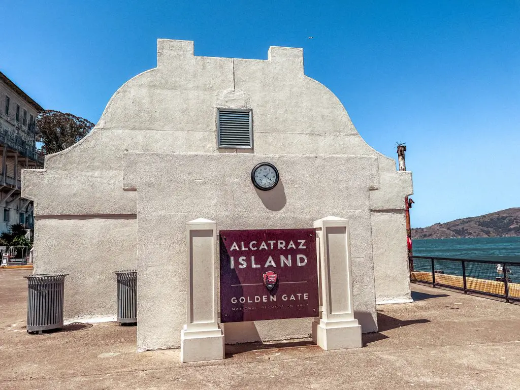 Alcatraz Island sign