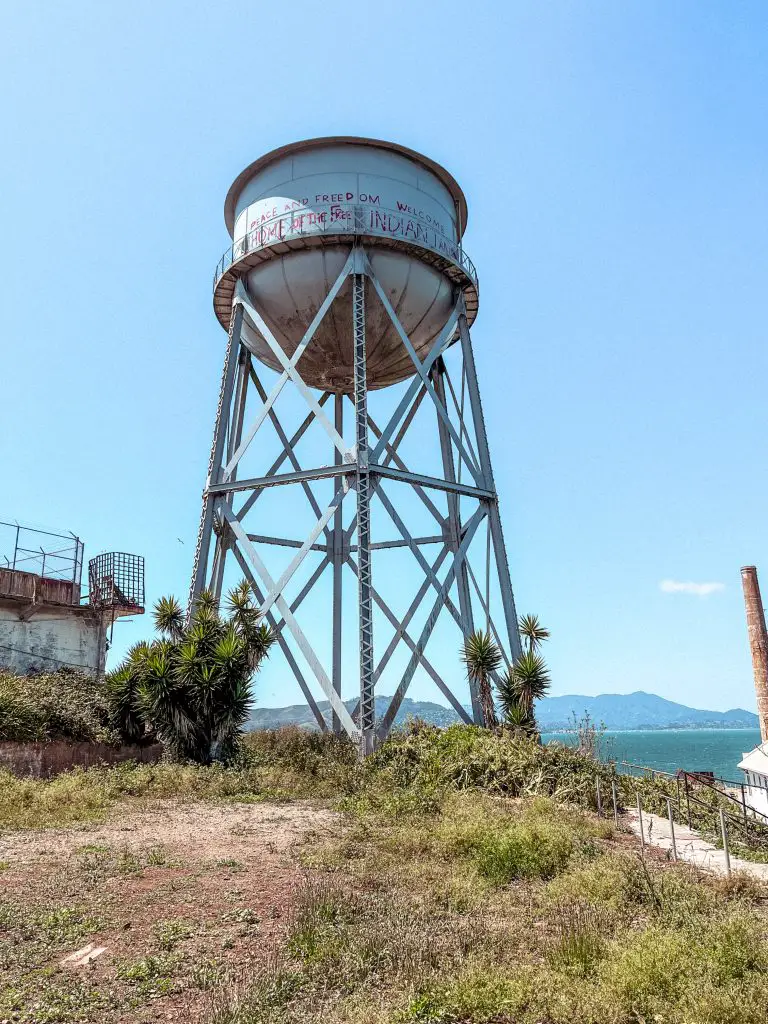 Alcatraz water tower