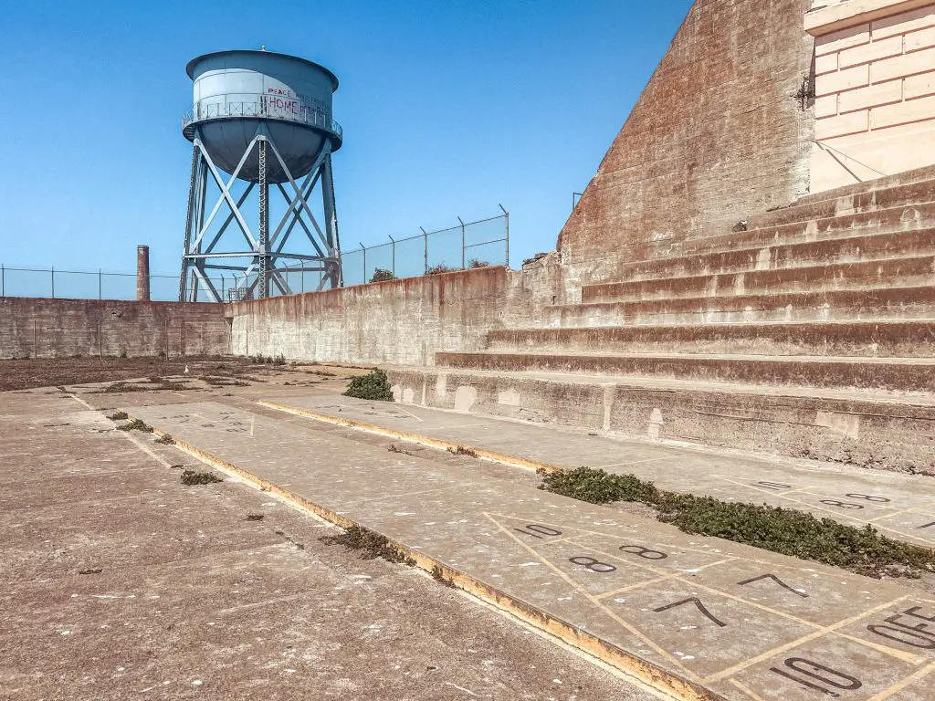 Alcatraz recreation yard