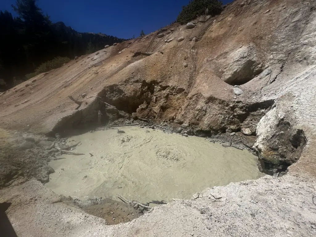 Sulphur Works mud pot in Lassen National Park