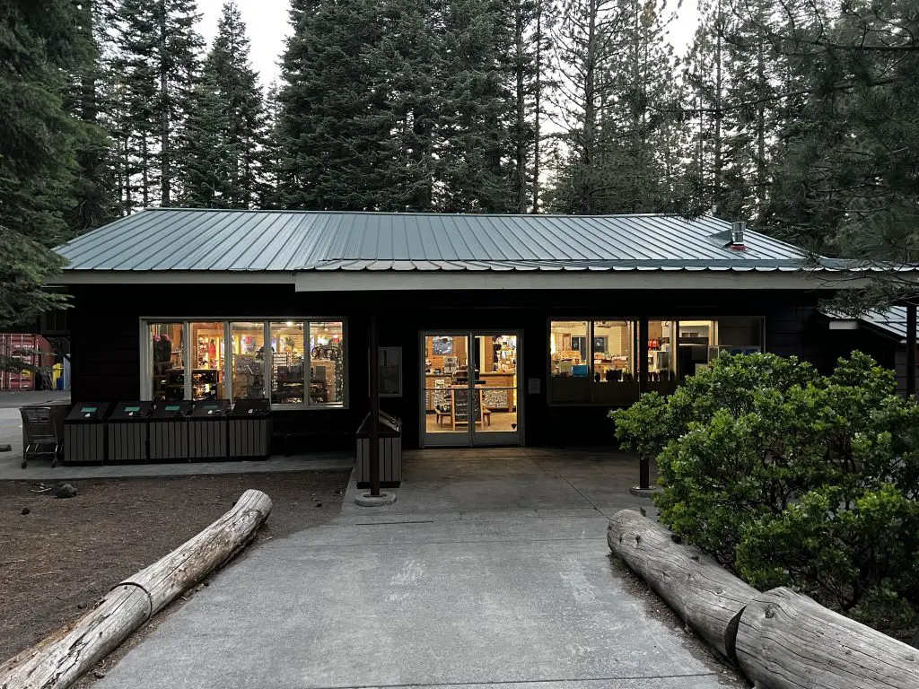 Manzanita Lake camper store in Lassen National Park