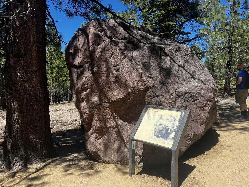 Devastated area interpretive trail in Lassen National Park