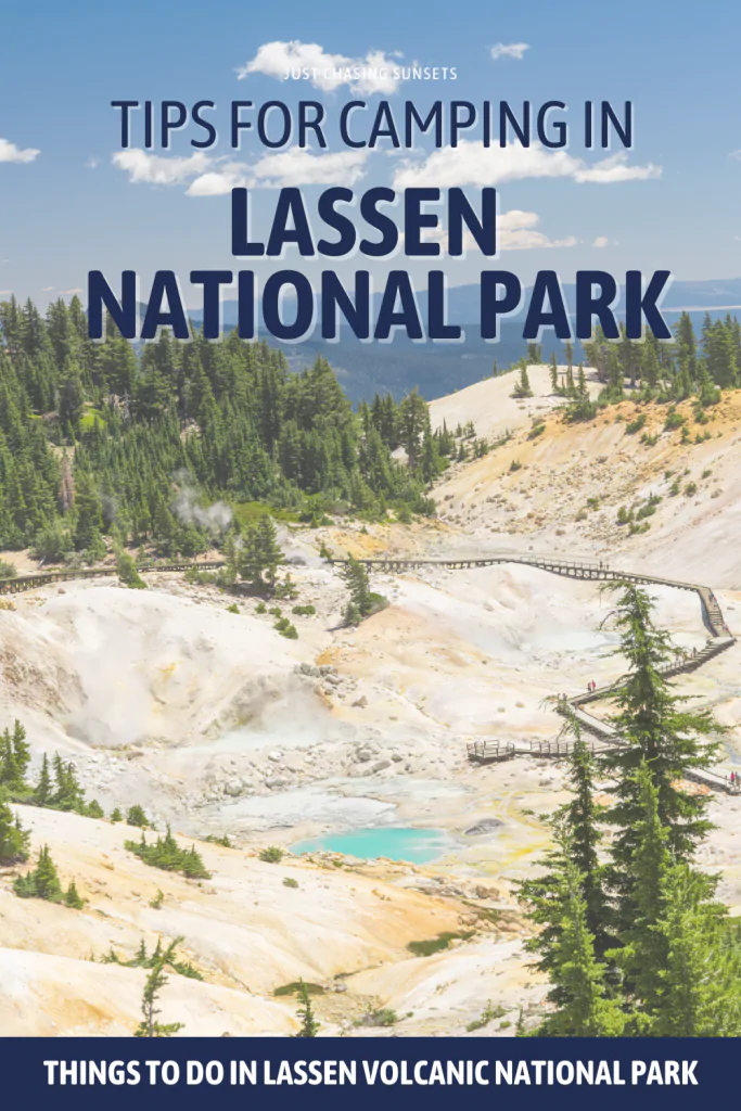 tips for camping in Lassen National Park