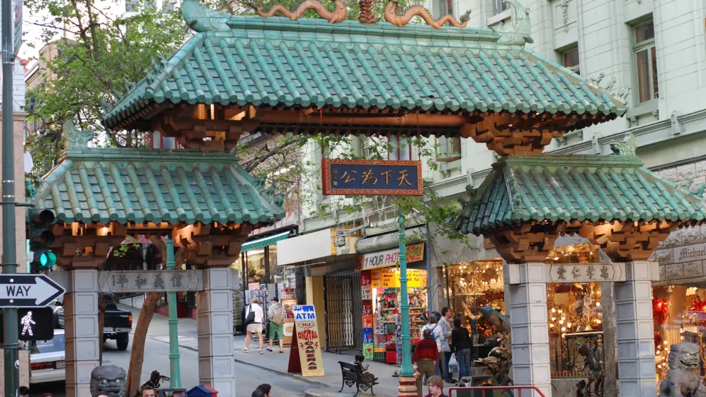 Dragon Gate in Chinatown, San Francisco, California.