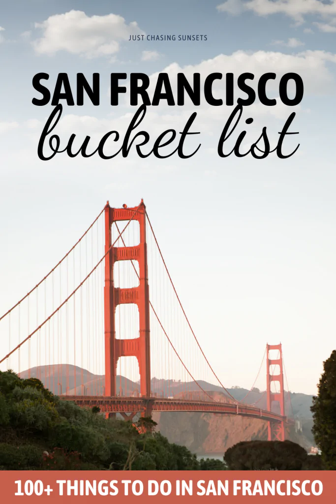 San Francisco bucket list