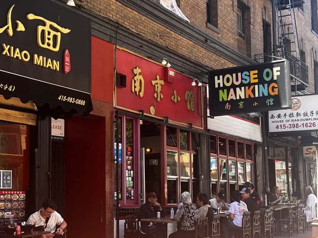 House of Nanking Chinese restaurant in Chinatown, San Francisco, California.