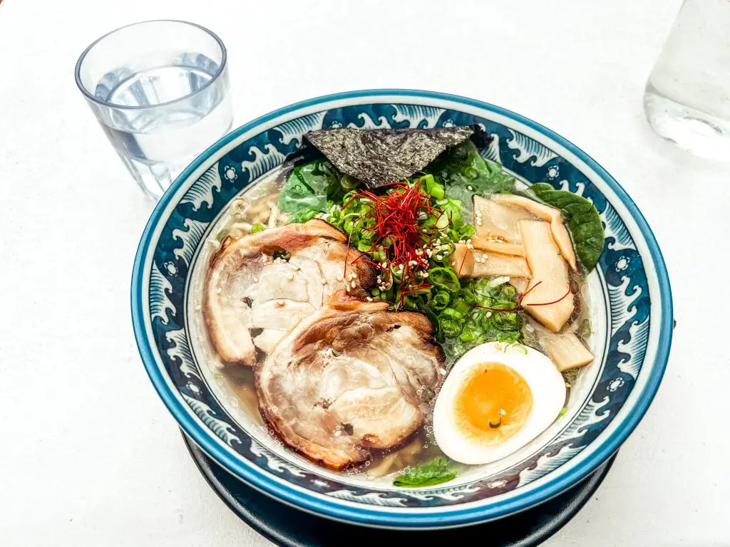 Bowl of ramen in Japantown San Francisco, CA.