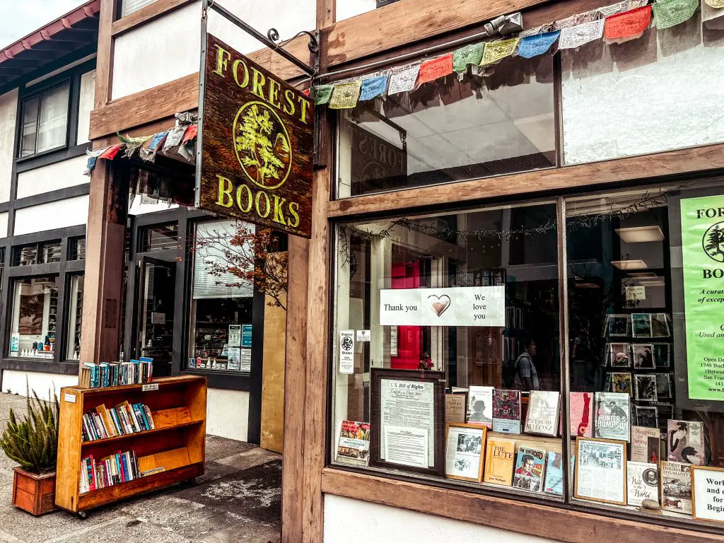 Forest Books in Japantown San Francisco, CA.