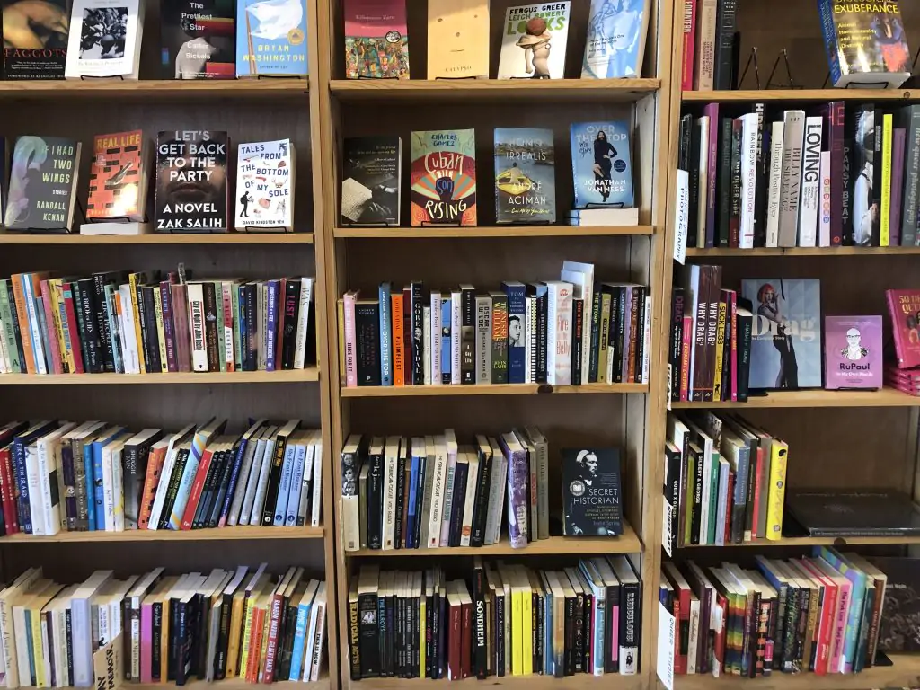 Bookshelves in San Francisco Bookstore