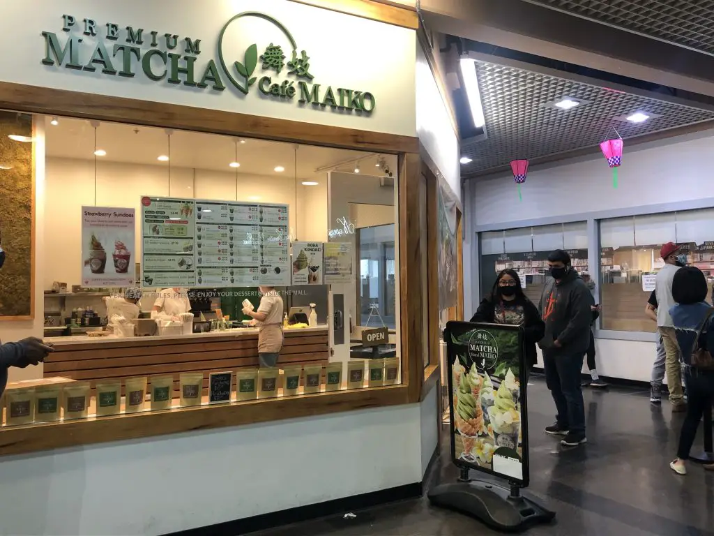 Matcha Cafe Maiko in San Francisco's Japantown.
