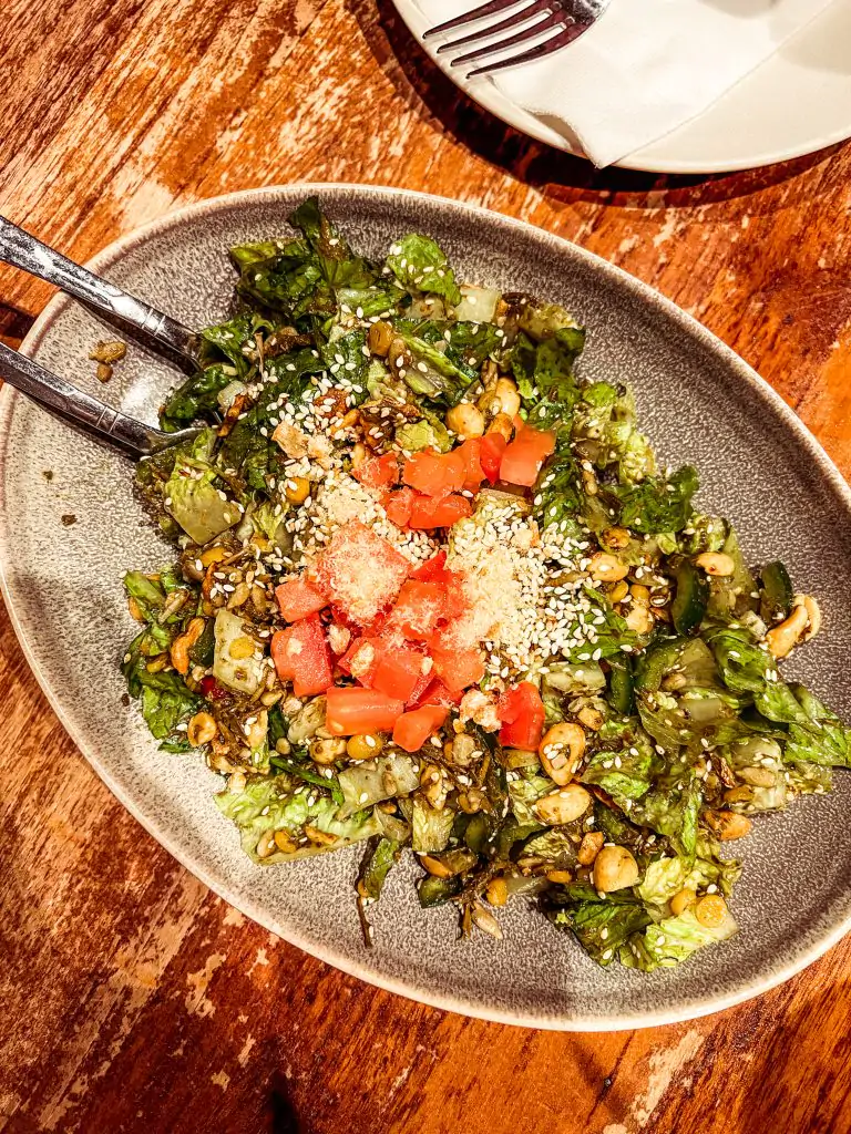 Tea leaf salad from Burma Superstar in the Inner Richmond, San Francisco