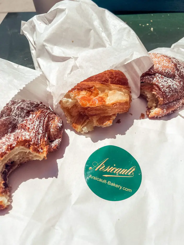 3 croissants from Arsicault Bakery in the Richmond, San Francisco. 