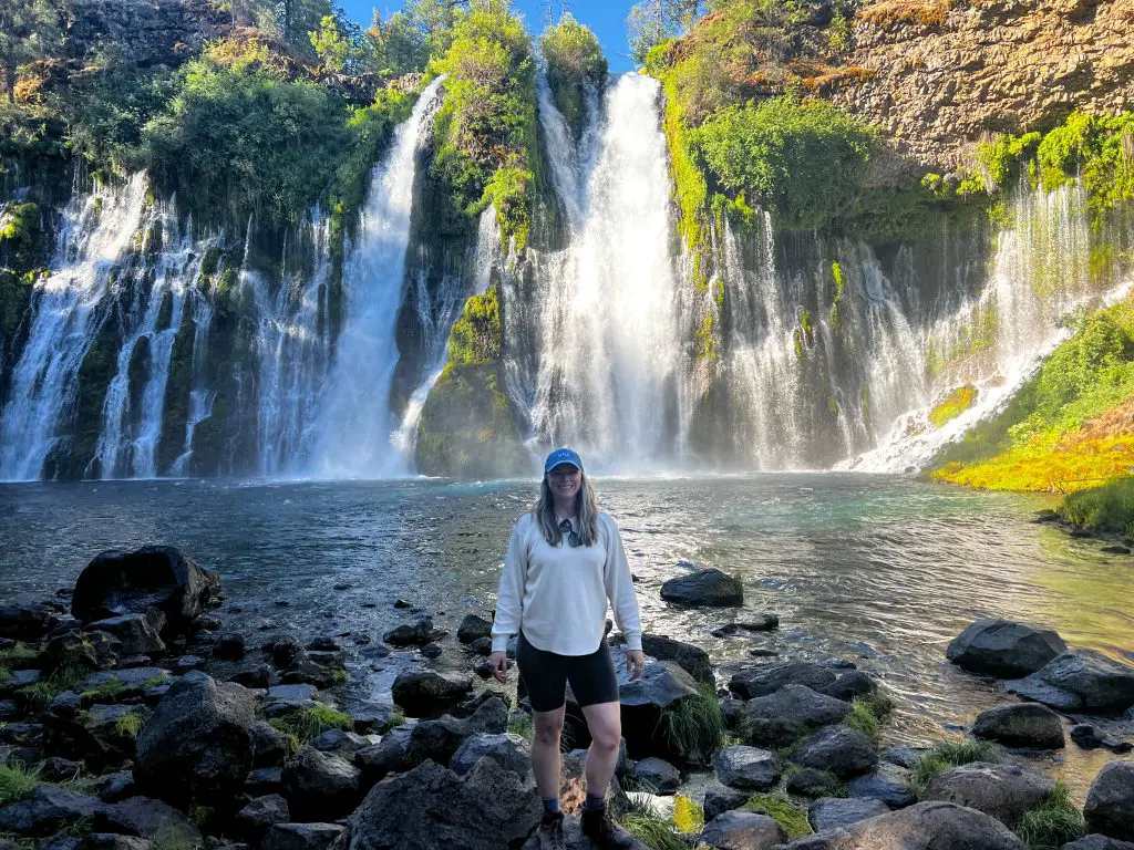 what to wear hiking in Burney Falls.