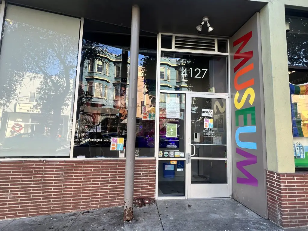 Exterior of the GLBT Museum in the Castro, San Francisco