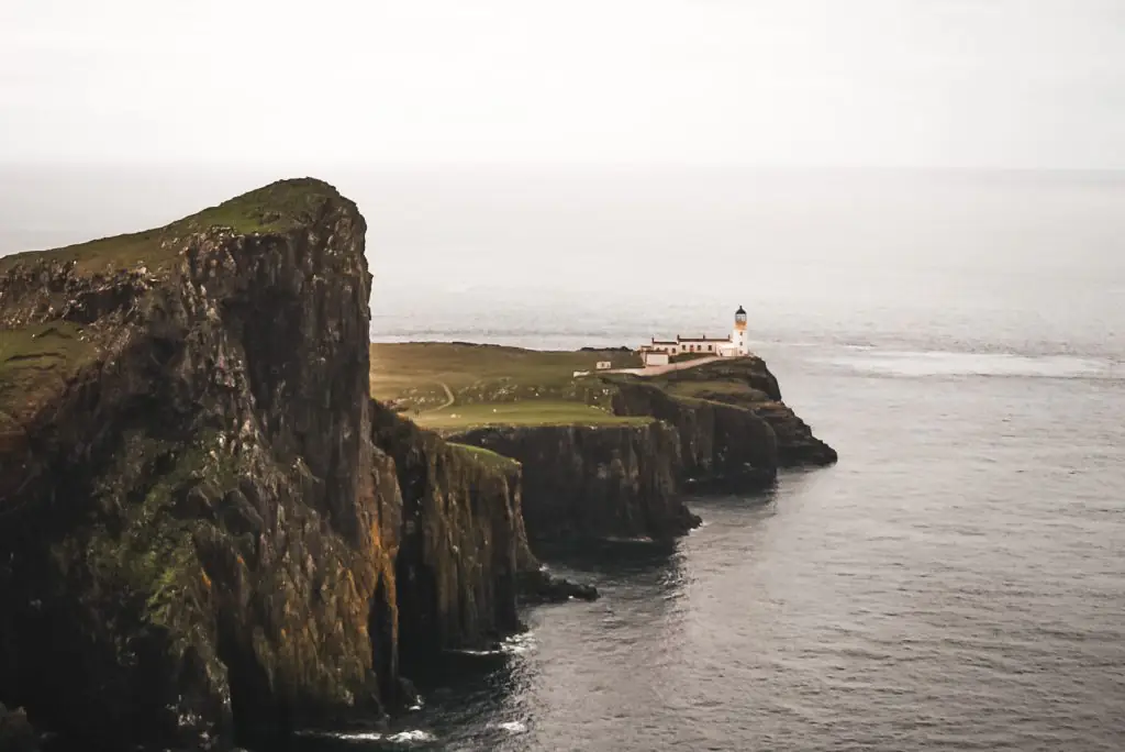 Niest Point Lighthouse, Isle of Skye Scotland.