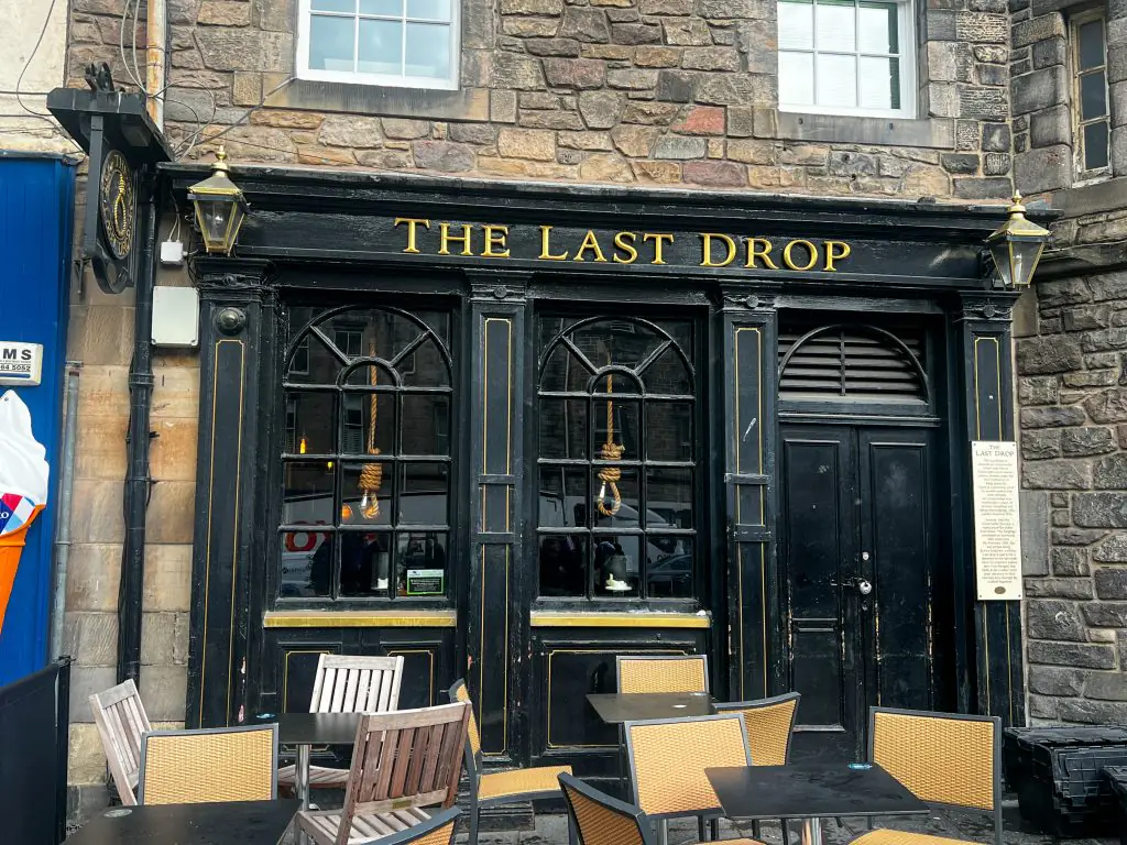 The Last Drop in Grassmarket, Edinburgh, Scotland