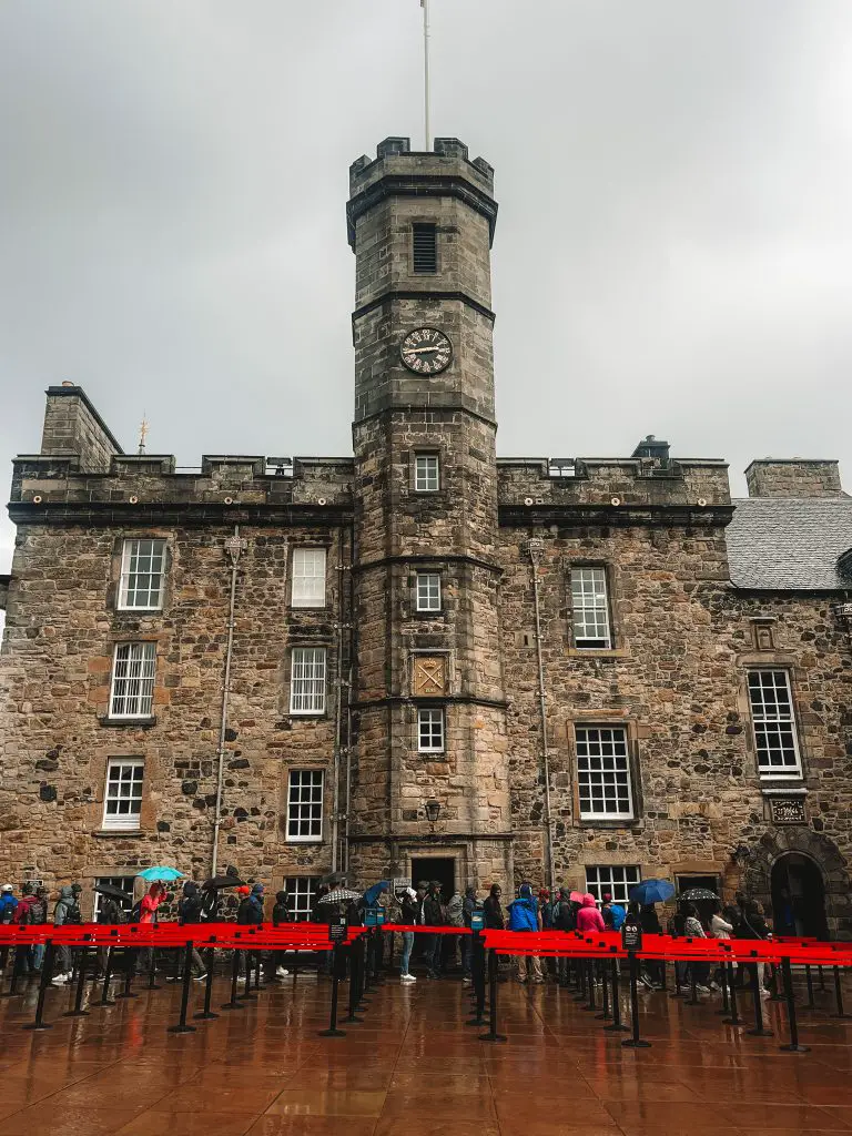 Edinburgh Castle in Edinburgh, Scotland.