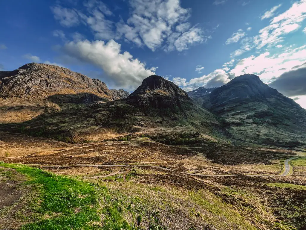 Three Sister's viewpoint in Glencoe Scotland.