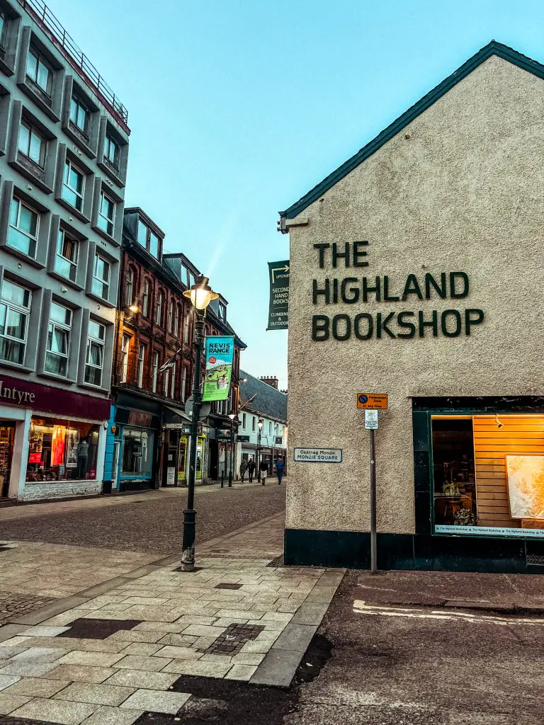 Things to do in Fort William: Shop at the Highland Bookshop.