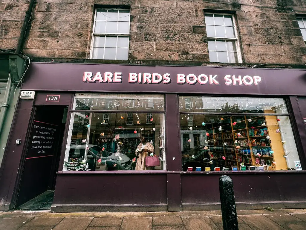 Rare Bird Book Shop in Edinburgh, Scotland