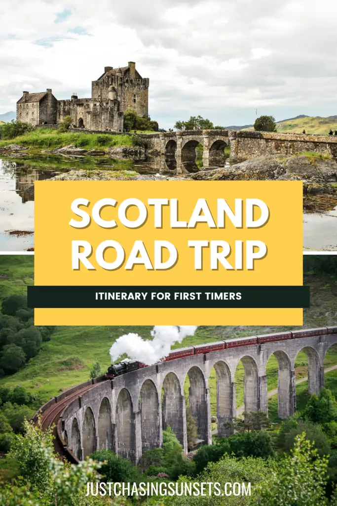 Scotland road trip itinerary.