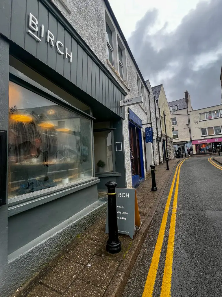 Birch Cafe in Portree Scotland.