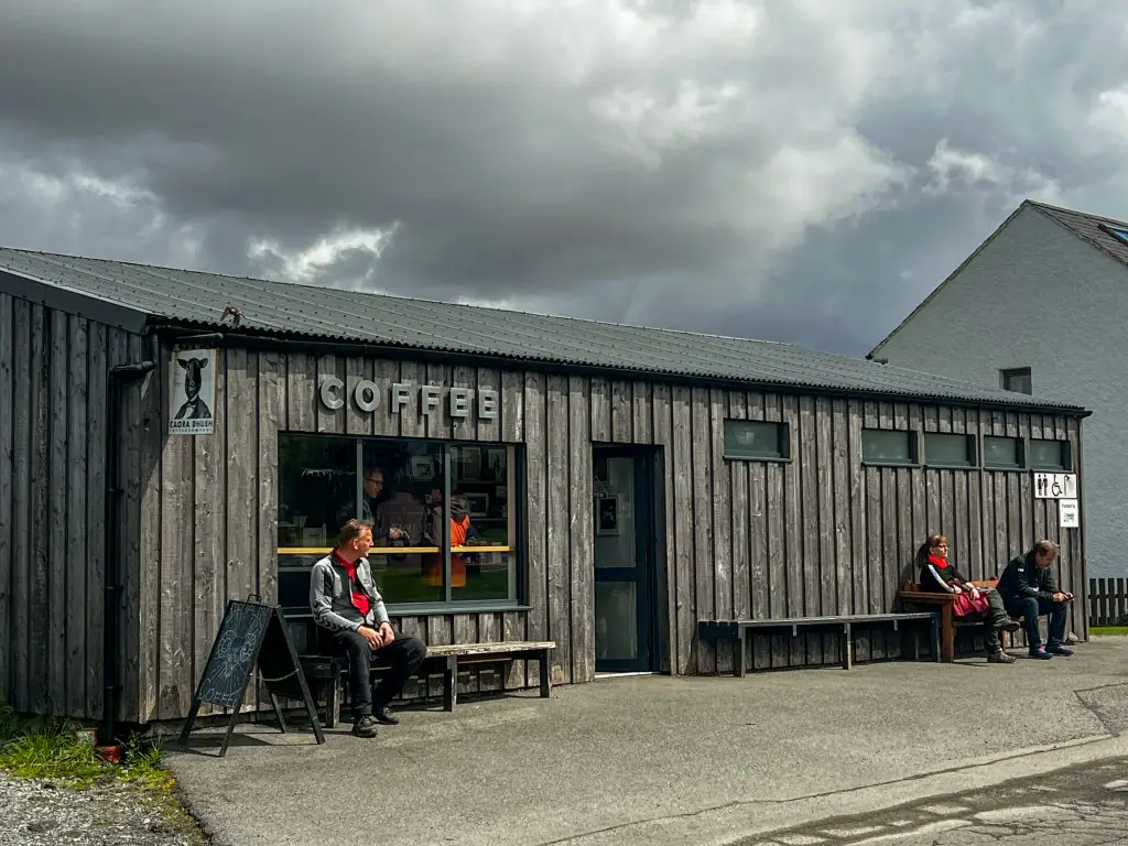 Coffee shop on the Isle of Ssye, Scotland. 