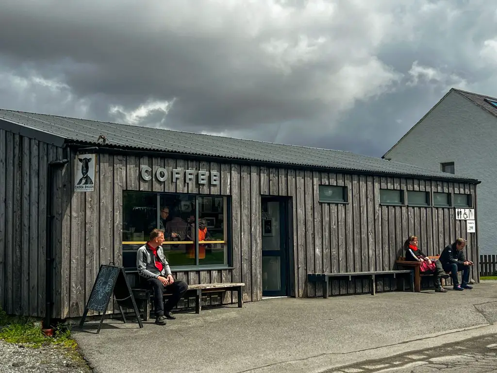 Coffee shop on the Isle of Ssye, Scotland.