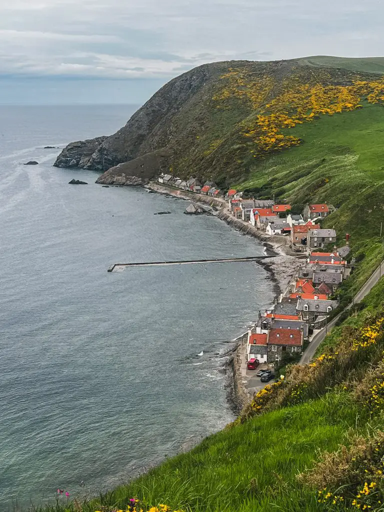 View of Crovie, Scotland.