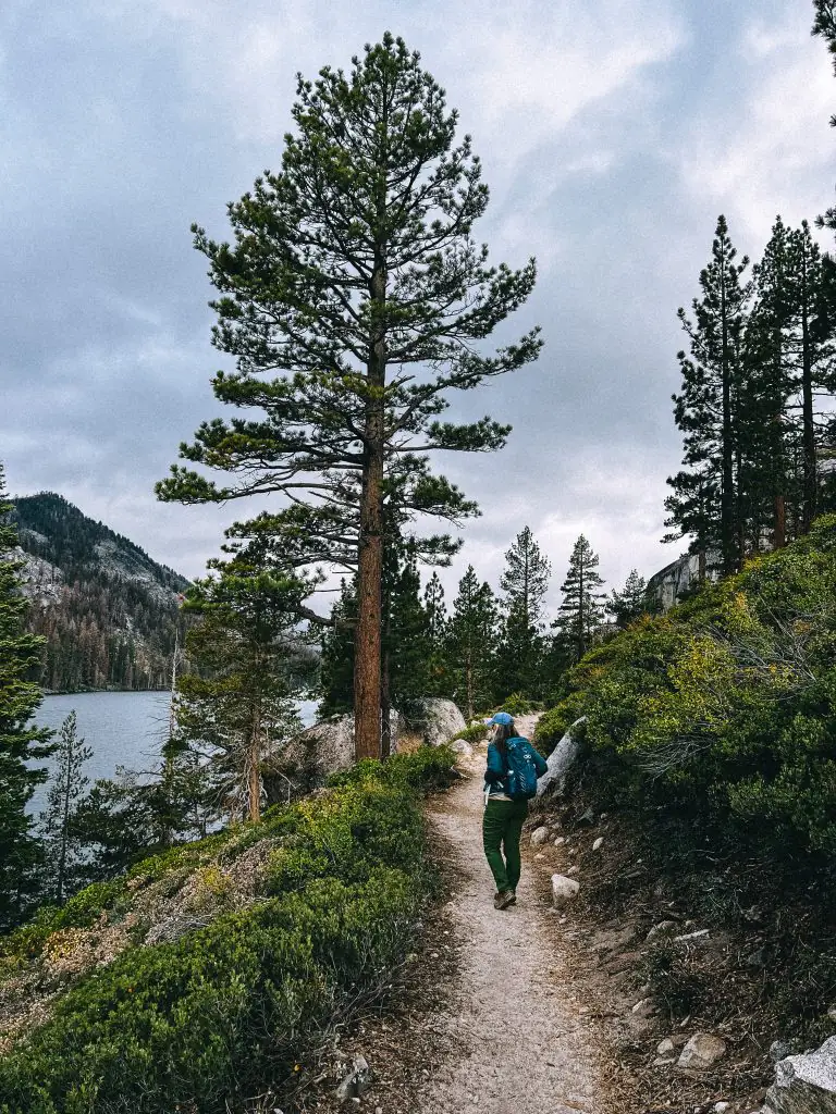 Echo Lakes Hike in South Lake Tahoe, California.