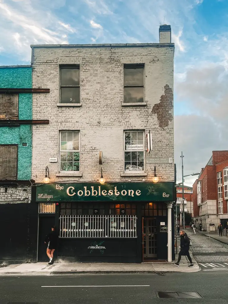 The Cobblestone Pub in Smithfield Dublin.