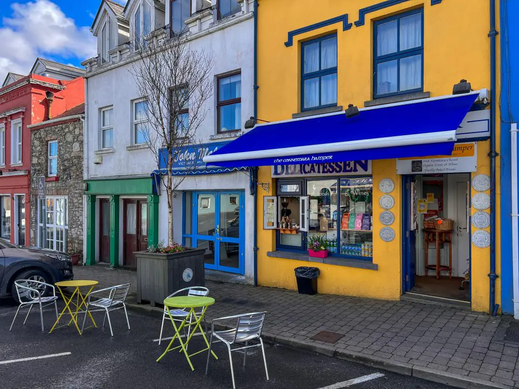 Shops in Westport Ireland.