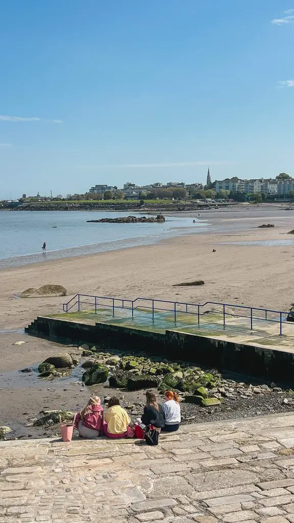 Seafront in Dun Loaghaire, Ireland.