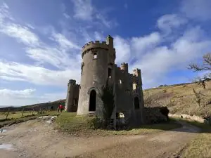 Clifden Castle in Clifden Ireland