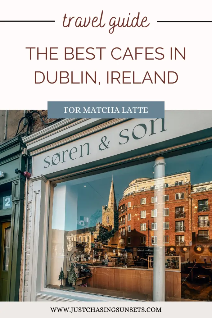 Are you planning your Dublin, Ireland itinerary? Do you want to visit some of the best coffee shops in Dublin, Ireland that serve delicious matcha lattes. This Dublin foodie guide shares the best cafes in Dublin that make a great matcha latte. These Dublin coffee shops also serve great coffee drinks and sweet treats. Make sure to add these to your Dublin, Ireland bucket list.