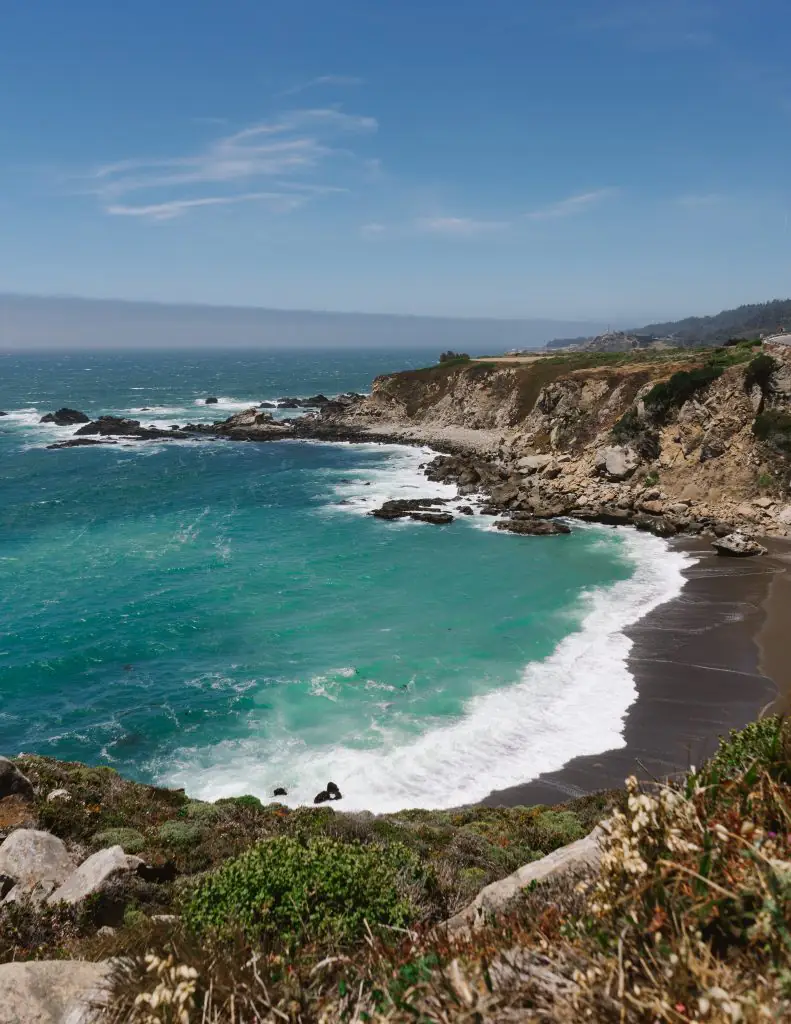 Northern California coast on Highway 1