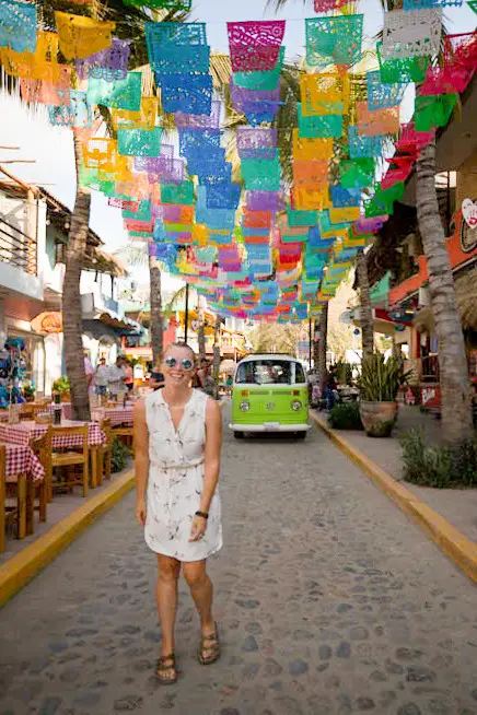 Main street in Sayulita