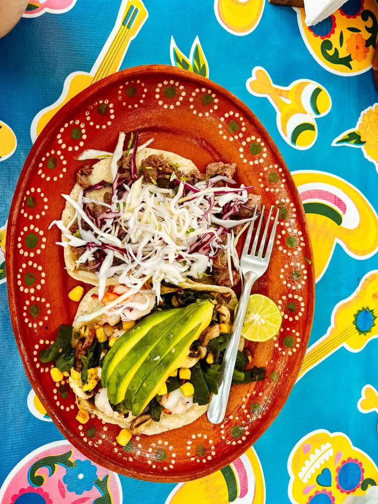 Street tacos in Sayulita