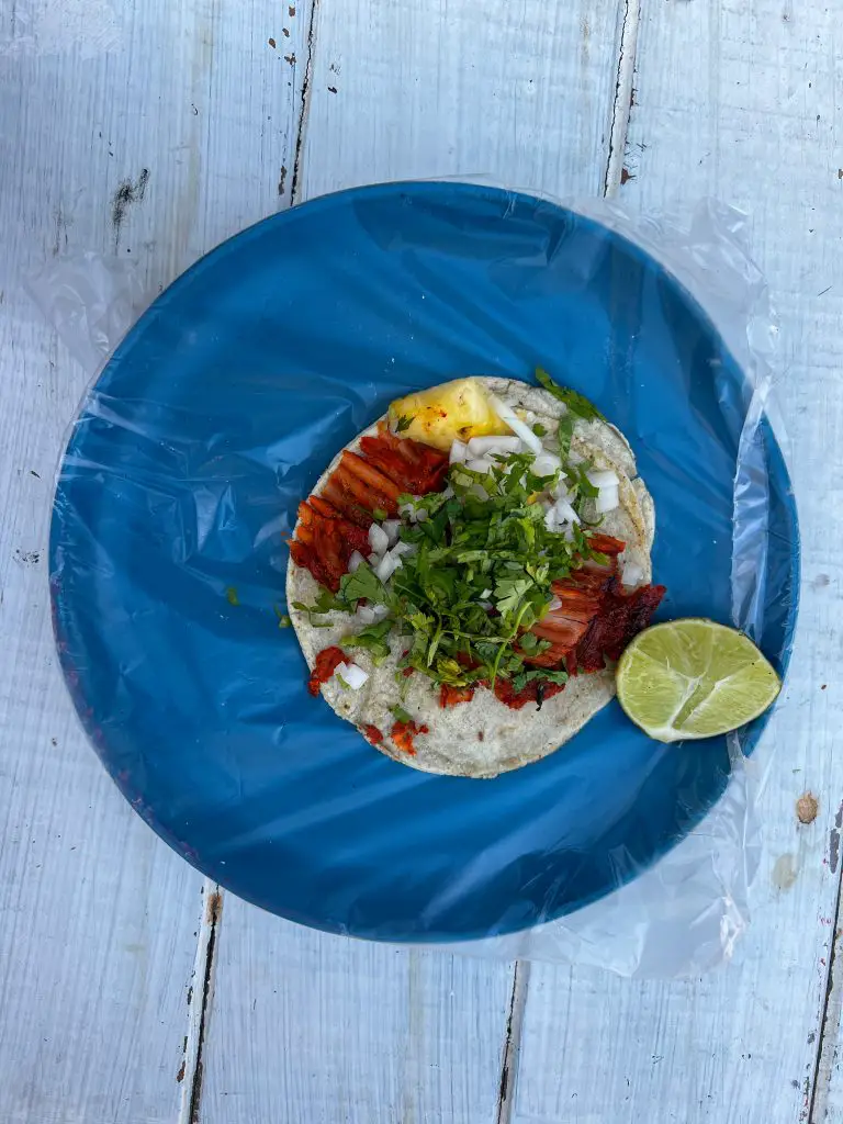 Street tacos in Sayulita