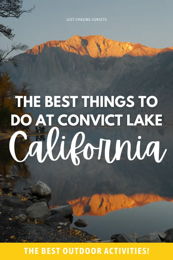 California Bucket List: The Best Things to Do in Convict Lake, California