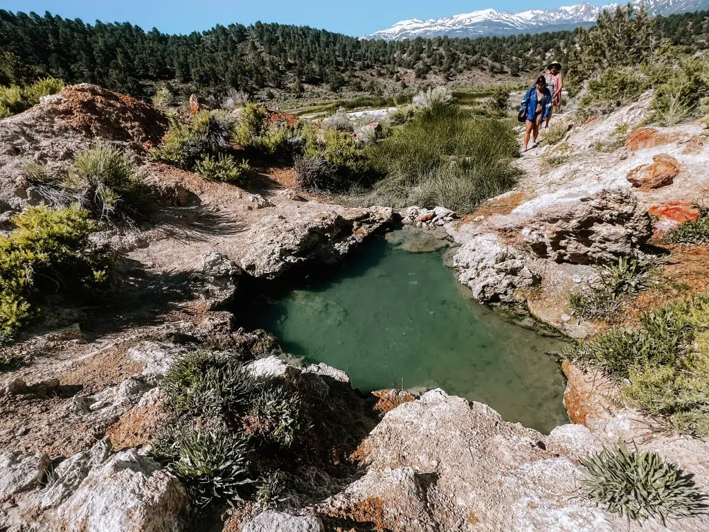 Travertine Hot Springs, California.